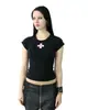 Camiseta Y2K Retro Americano Estilo Ins Chica Atractiva Manga Corta Ajustada Ceñida a la Cintura Sexy Estampado Nuevo Estilo Primavera 2026