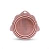 Almohadilla de Silicona con Forma de Pez Plegable Limpieza Belleza Herramienta de Maquillaje Limpieza Belleza Huevo Limpieza Tazón de Fregado de Silicona