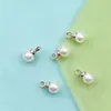 Branco K/Kc Dourado com Tampa Pendente Pérola Alta Imitação Pingentes de Pérola Redondos e em Forma de Gota Acessórios para Joias DIY de Roupas Pulseira