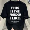 Transfronteiriça 180g Algodão Puro Pesado Verão Novo Streetwear Americano Gola Redonda Solta Manga Curta Camiseta Design Oversize