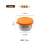 Copo para Molho de Aço Inoxidável 304 Transfronteiriço com Tampa de Silicone à Prova de Vazamento, Copo para Molho, Recipiente para Temperos de Salada, Prato para Molho, Prato para Temperos