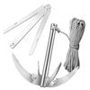 Cuchillo ancla para hierba acuática Mengda para cortacésped de pesca, artefacto para deshierbar, pesca en aguas salvajes, gancho para arrastrar hierba, gancho, gancho ancla, dispositivo de pesca de hierba