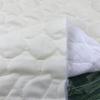 Pijama Infantil de Algodão Quiltado Bordado Enrugado de Camada Dupla Outono e Inverno Tecido Estampado com Listras Horizontais Roupas Quentes para Casa