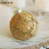 Bola de Cristal Colorida de 8CM con Purpurina, Bola Colgante para Decoración de Árbol de Navidad, Adorno de Bola Hueca, Decoración Festiva