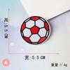 Según el bordado, pegatinas de tela bordadas, bordado por computadora, capítulo, exquisito fútbol, baloncesto, todo tipo de pelota, deportes, ropa, decoración, parche