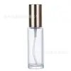 Botella Spray Oro Rosa Vidrio Mate Pequeña Recargable 50ml Botella de Loción Botella de Perfume 15ml Botella Cosmética Recargable