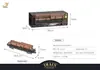 Tren de Vapor Retro Fenming con Luz, Vagón de Pasajeros, Accesorios de Vía, Piezas Suplementarias, Modelo de Juguete para Niños