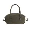 Bolso Boston Retro de Alta Gama para Mujer 2025 Invierno Nuevo Estilo Versátil Casual Bolso de Hombro Cruzado de Lujo Ligero