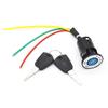 Suministro puntual de cerradura eléctrica para coche, cerradura Big Head Lock de 2 y 3 cables con terminal, cerradura de puerta eléctrica, accesorios para coche eléctrico