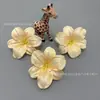Flor de Hemerocallis de Seda Impresa en 3D Cabeza de Flor Boda Decoración del Hogar Set de Hotel Hecho a Mano Floral Accesorios de Fotografía