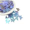 Maquillaje de ojos para niños lentejuelas de mariposa DIY aretes hechos a mano para niños decoración de ropa para presentaciones parche mágico de color flash para uñas