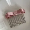Pente de Cabelo com Laço de Seda Grampo de Cabelo Presilha de Cabelo Pente Antiderrapante Acessório de Cabelo
