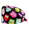 Gorro de Trabajo para Clínica Transfronteriza, Gorro Quirúrgico de Copa Redonda, Gorro sin Visera para Personal Médico, Gorro con Amarre Trasero, Gorro Protector