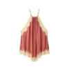 Ropa de mujer de comercio exterior europeo y americano ZA transfronteriza, popular en AliExpress, camisola de encaje sexy versátil de verano con cuello halter y atado