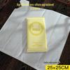 Toalha molhada de fibra de 25 cm suprimentos para hotel toalha molhada à mão toalha molhada descartável desinfecção de catering Toalha LOGO