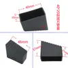 Cubiertas para Pies de Tubo Inclinado 32 mm Tubo Redondo Almohadillas Inclinadas para Pies Cubiertas Redondas para Tubo Inclinado 38 mm Cubiertas Redondas de Goma en Forma de Herradura Cubiertas para Pies de Base Inclinada de Mesa y Silla