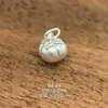 Plata Pura 999 Accesorios de Plata Dura 3D Colgante DIY Dios de la Riqueza Atrae Riqueza y Buena Fortuna Cuentas de Plata Pura Colgante de Bolsa de la Suerte Pixiu
