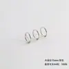 15mm20mm25mm diámetro interior archivador de tres anillos anillos de tres eslabones anillos de encuadernación de calendario anillos de hojas sueltas clips de encuadernación metálicos