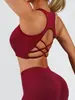 Chaleco de Yoga con Almohadilla en el Pecho para Mujer, Chic Chica Caliente, Espalda Bonita, Top Corto Deportivo a Forma de I a Prueba de Impactos para Correr