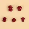 Marca Famosa Cristal Roxo Ouro Areia Cinábrio Deus da Riqueza Pingente Acessórios para Joias DIY Pingente de Cristal Roxo Dourado Cinábrio Deus da Riqueza