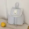 Mochila de lunares nueva, linda, transfronteriza, de dibujos animados, a la moda y versátil, mochila de encaje de gran capacidad, mochila escolar estilo coreano