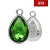 Pingente Único de Vidro em Forma de Gota d'Água com Liga de Zinco para Roupas, Sapatos, Bolsas, Joias DIY, Brincos, Pulseiras, Pingentes
