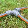 Invernadero Ruichen 16 codo recto de tres vías tapón accesorios para riego por microaspersión agricultura jardinería riego automático