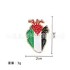 Insignia Broche Bandera Nacional Popular Transfronteriza Accesorios DIY Broche Bandera de la Paz Pakistán Pin de Tarjeta Fabricante Venta al por Mayor