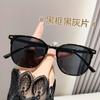 Gafas de sol de nuevo estilo, moda en Internet, celebridades en vivo, gafas de sol ultraligeras y adelgazantes para mujeres que conducen, gafas de sol con montura grande para hombres.