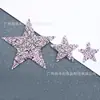 Ventas Directas de Fábrica Color Caramelo Estrella de Cinco Puntas Resina Pedrería Patrón de Diamantes Calientes Accesorios de Ropa DIY Pegatina para Bolsa de Zapatos Decoración de Diamantes