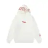 Sudadera con capucha Cross American Primavera Otoño Bordado de Letras Sudadera Hombres Mujeres High Street Pareja Versátil Casual Superior Ropa Exterior Moderna