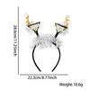 2027 Diadema de Feliz Año Nuevo Nochevieja Fiesta Temática Negra y Dorada Accesorios Coloridos para el Cabello Diadema Estrella Copa de Vino Diadema con Letra