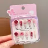Adesivos de Unha Infantis de Desenho Animado, Doces e Fofos, À Prova d'Água, Estilo Novo, Brinquedo de Presente para Meninas Pequenas, Adesivos 3D