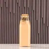 Botella de Bebida Transparente Sellada Especialmente Resistente a Altas Temperaturas Botella de Jugo Té Cold Brew Tapa de Acero Inoxidable Botella de Vidrio para Té de Leche Fabricante