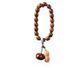 Morado Ratón Dorado cuentas de arroz DIY buen maní de mano especificaciones de aproximadamente 1.3 Rosario de juego literario para hombres y mujeres joyería decorativa