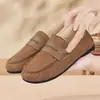 Zapatos de algodón de ajuste ancho, sin cordones, cálidos y acogedores para el invierno de 2026, con suela suave, diseño antideslizante y forro de felpa añadido para mayor calidez, perfectos para mujeres embarazadas y como botas de nieve