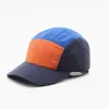 Gorra de Cinco Paneles de Cuero Vintage a Juego Gorra Plana Secado Rápido Impermeable Gorra Marca de Moda Sombrero para el Sol para Exteriores Gorra de Pesca