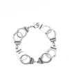 Pulsera Esposas Personalidad Alto Sentido Moda Europea y Americana Temperamento Viento Frío Nicho Hip Hop Celebridad de Internet Coreano Moderno Fresco Atractivo