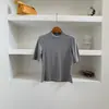 Gran pedido de fábrica: Camiseta de manga tres cuartos, cuello medio alto, ajustada, elegante y casual para principios de otoño, perfecta como capa interior o como top de manga tres cuartos.