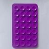Quente transfronteiriço 80 ventosa dupla face ventosa de silicone de 24 lados adesivo traseiro de suporte quadrado antiderrapante para celular