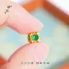 Puzuojiu Dourado Areia Não Desbota Acessórios DIY Incrustados com Zircônia Contas Espaçadoras Contas Rodinha Brilhantes Acessórios de Contas para Mulheres