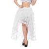 Europa y Estados Unidos transfronterizos cintura alta elástico casual malla voluminoso irregular para mujer busto ropa de fotografía falda TUTU falda larga