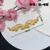 H6Yu Abanico de Seda Hecho a Mano Materiales y Accesorios DIY, Parches de Tela, Pegamento, Marco Decorativo, Decoraciones de Parches de Tela, Parches de Ribete para Bordes, Dorado