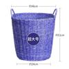 Cesta de Almacenamiento para Ropa Sucia de Tubo Grueso de Lujo Ligero Cesta de Lavandería de Ratán Cubo Cesta de Juguetes Marco de Ropa para Almacenar Velas Zhao