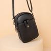 Bolsa feminina cross-border mini bolsa pequena 2024 verão nova bolsa de couro macio para celular bolsa de ombro avançada sentido bolsa crossbody atacado