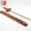 Espada de Madera de Durazno Tallada en Cinabrio, Espada Taoísta de Talla en Madera, Accesorio Portátil para Niños, Colgante de Espada, Espada de Tai Chi, Adorno de Dormitorio