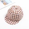 Gorra de bebé a cuadros para primavera y verano, gorro infantil de ala suave, combinable, MZ9362