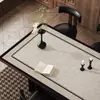2025 Novo Jogo Americano Retrô À Prova de Óleo e Impermeável Lavável Acessível Luxo High-End Toalha de Mesa Estilo Antigo Mesa de Centro Jogo Americano
