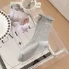 Calcetines Coreanos Dongdaemun Nuevos Primavera y Verano 2026 para Mujer con Lazo 3D, Calcetines a Media Pantorrilla con Etiquetas de Tela de Letras, Calcetines Holgados