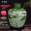 Cerámica de Jingdezhen 10/20/30/50 Jin Tarro de Vino para el Hogar Tarro Sellado Botella de Vino Tarro de Vino Tarro de Vino Vacío